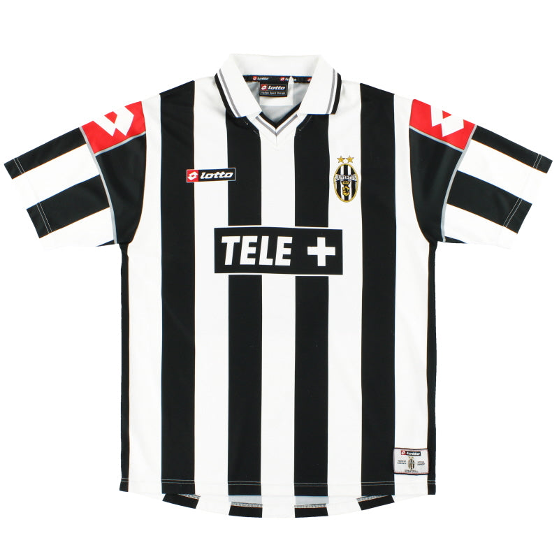 2000-01 Juventus Lotto Home Shirt L Football Shirt