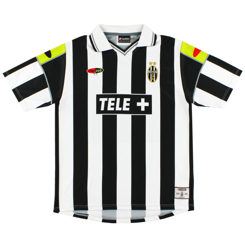2000-01 Juventus Lotto Home Shirt L | Vintage Football Shirts