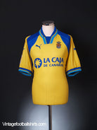 2000-01 Las Palmas Home Shirt L Football Shirt
