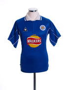 2000-01 Leicester Home Shirt S Football Shirt