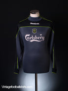 2000-01 Liverpool Goalkeeper Shirt L/S 3XL Football Shirt