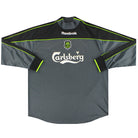 2000-01 Liverpool Reebok Goalkeeper Shirt M Football Shirt
