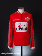 2000-01 Mainz 05 Home Shirt L/S XL Football Shirt