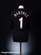 2000-01 Manchester United Goalkeeper Shirt Barthez #1 L Football Shirt