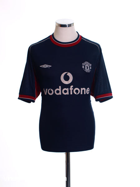 2000-01 Manchester United Third Shirt M Football Shirt