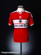 2000-01 Middlesbrough Home Shirt XL Football Shirt