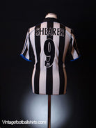 2000-01 Newcastle Home Shirt Shearer #9 M Football Shirt