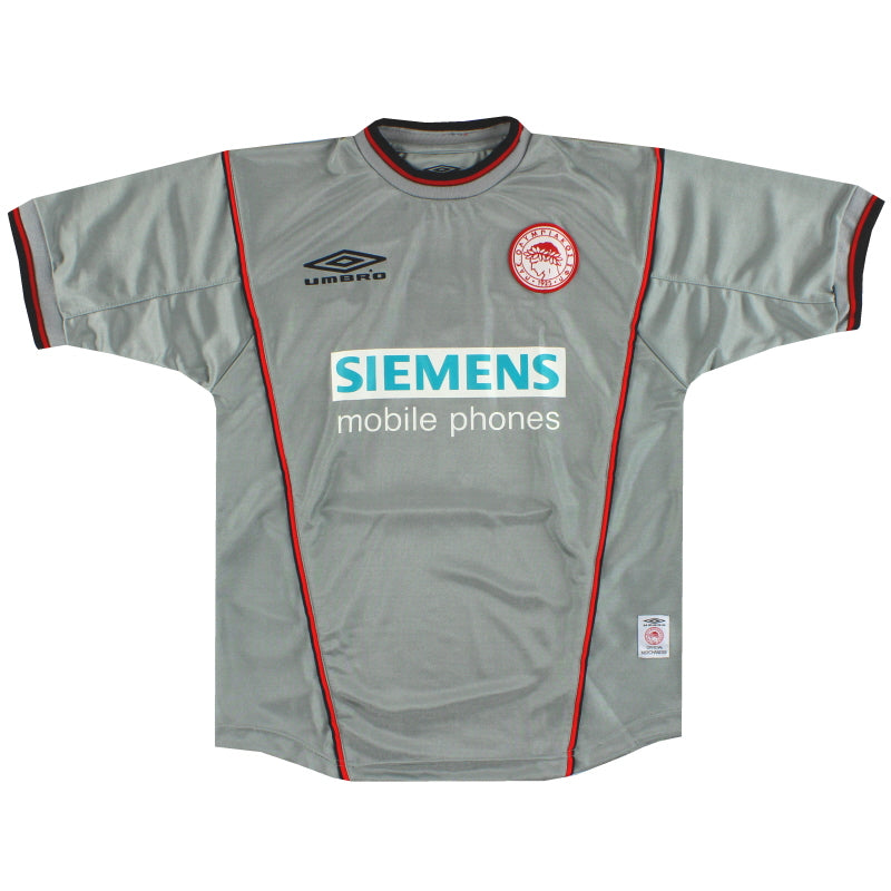 2000-01 Olympiakos Umbro Away Shirt *Mint* M | Vintage Football Shirts