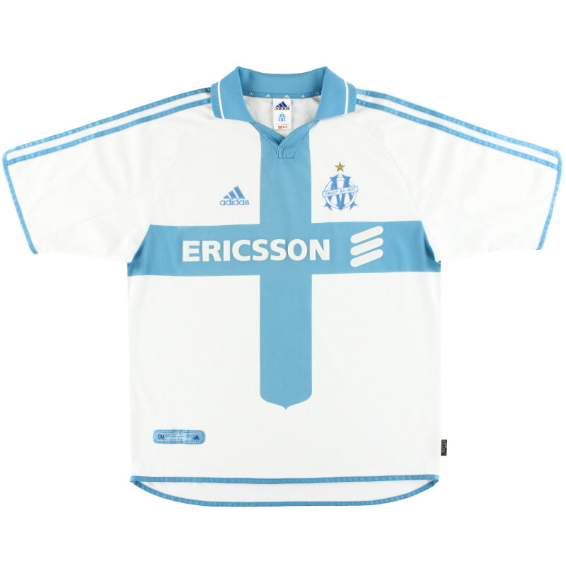 2000-01 Olympique Marseille adidas Home Shirt XXL Football Shirt