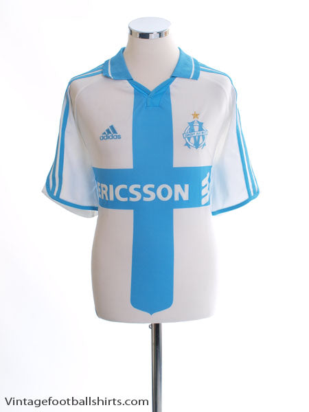 2000-01 Olympique Marseille Home Shirt L Football Shirt