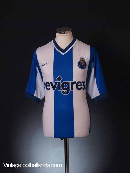 2000-01 Porto Home Shirt L Football Shirt