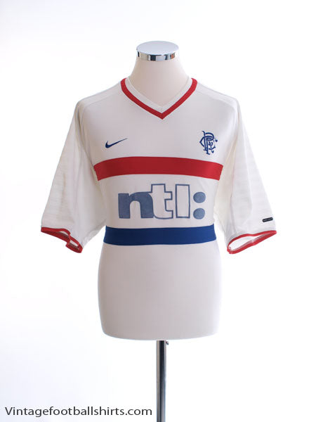 2000-01 Rangers Away Shirt XL Football Shirt