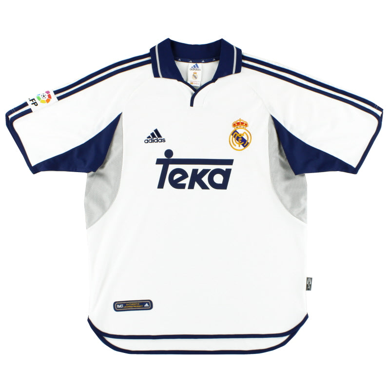 2000-01 Real Madrid adidas Home Shirt XL 685331 | Vintage Football
