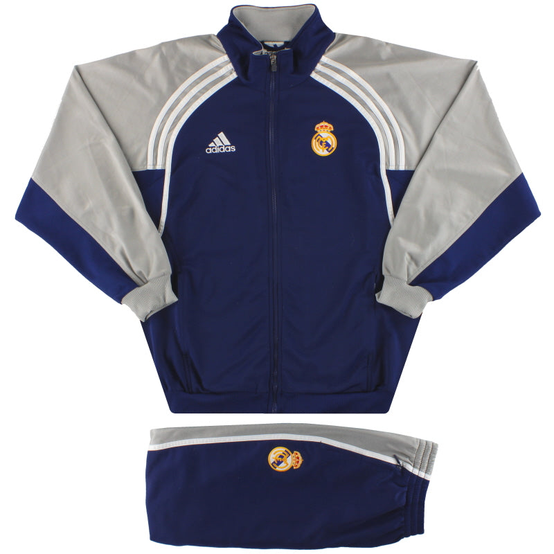 2000-01 Real Madrid adidas Tracksuit L 683572 | Vintage Football