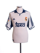 2000-01 Real Madrid Home Shirt M Football Shirt