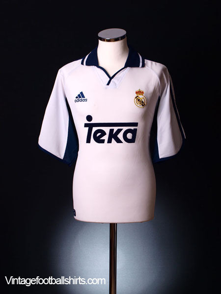 2000-01 Real Madrid Home Shirt XL Vintage Football Shirts