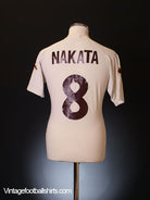 2000-01 Roma Away Shirt Nakata #8 L Football Shirt