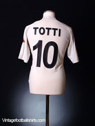2000-01 Roma Away Shirt Totti #10 XXL Football Shirt