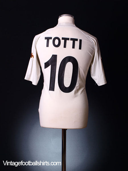 2000-01 Roma Away Shirt Totti #10 XXL Football Shirt