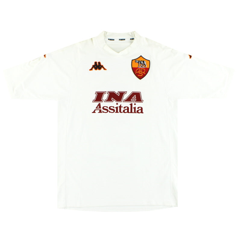 Kappa AS ROMA 2002 2003 HOME JERSEY SHIRT MAGLIA CALCIO FOOTBALL | Grailed