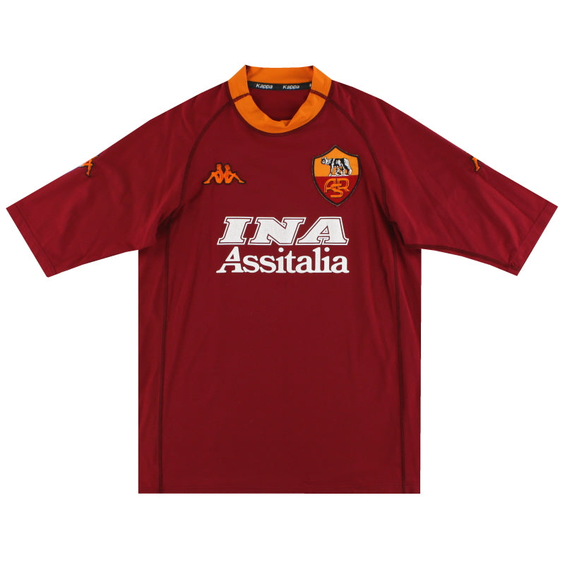 2000-01 Roma Kappa Home Shirt *Mint* XXL Football Shirt
