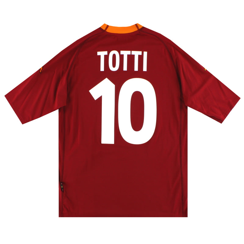 2000-01 Roma Kappa Home Shirt Totti #10 *w/tags* XL Football Shirt
