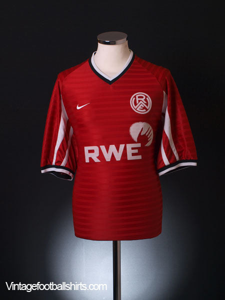 2000-01 Rot-Weiss Essen Home Shirt L Football Shirt