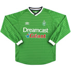 2000-01 Saint-Etienne Umbro Home Shirt L/S L Football Shirt