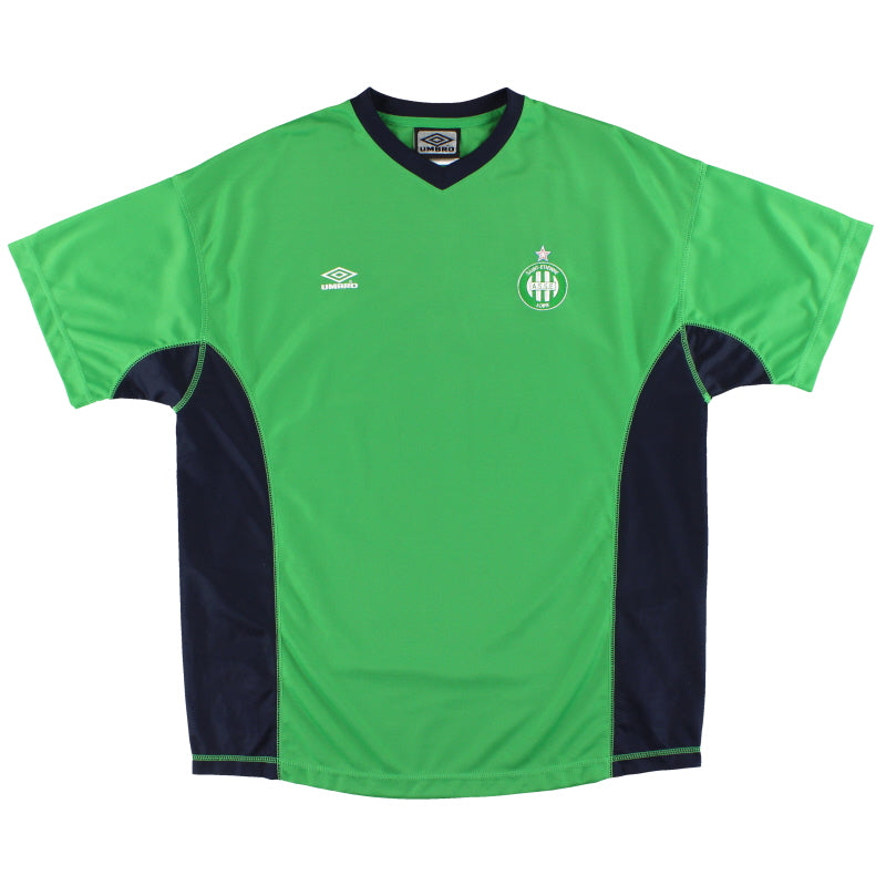 2000-01 Saint Etienne Umbro Training Shirt XL Training Shirt
