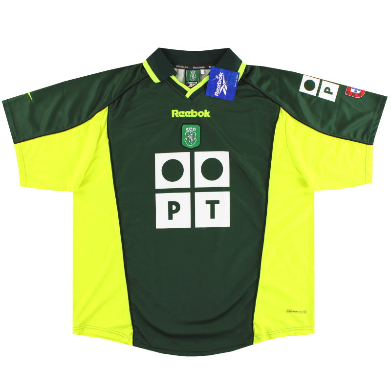 2000-01 Sporting Lisbon Reebok Away Shirt *w/tags* XL Football Shirt