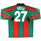 2000-01 Ternana Match Issue Home Shirt Grella #27 L/S *Mint* XXL Football Shirt