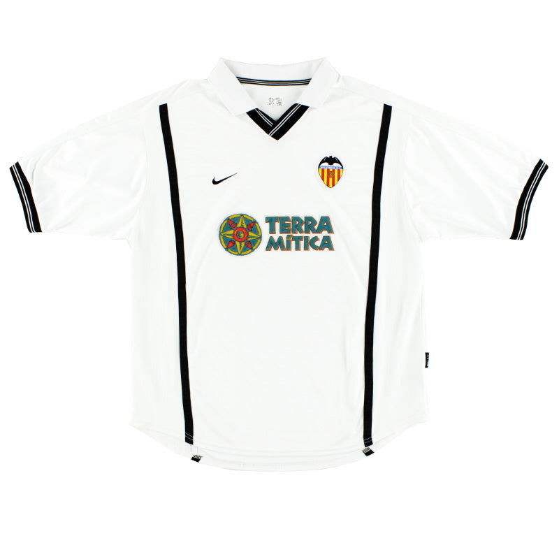 2000-01 Valencia Nike Home Shirt XL Football Shirt