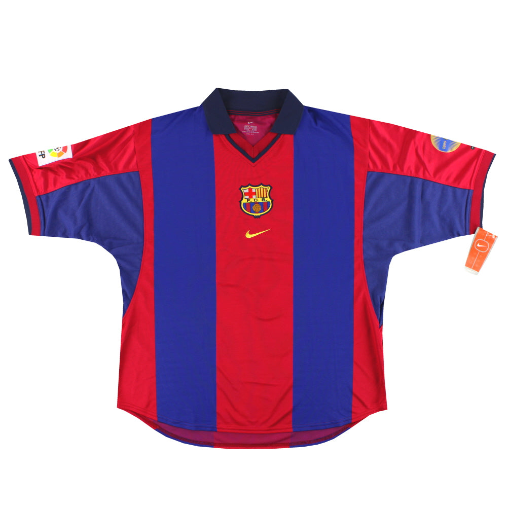 2000-01 Barcelona Nike Home Shirt *w/tags* XL 164509-655 | Vintage