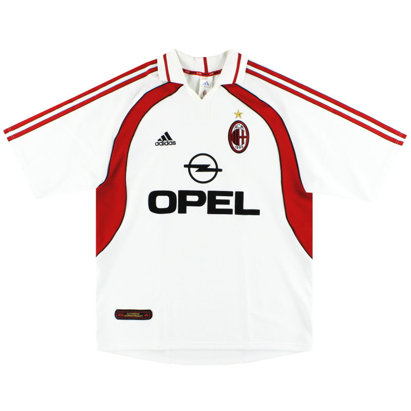 2000-02 AC Milan adidas Away Shirt L Football Shirt