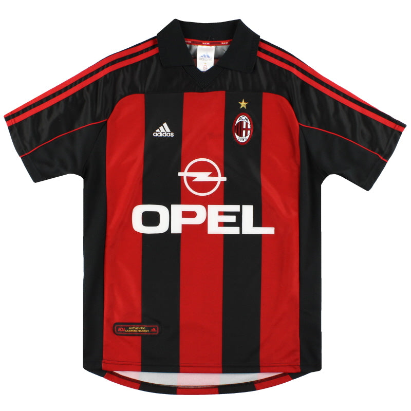 00s cityboy  ac milan 長袖 サッカーシャツ 2000-02 AC Milan adidas Home Shirt *Mint* Y 685348 | Vintage