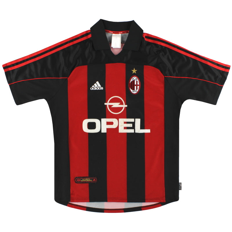 2000-02 AC Milan adidas Home Shirt L 685348 | Vintage Football Shirts