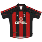 2000-02 AC Milan adidas Home Shirt L Football Shirt