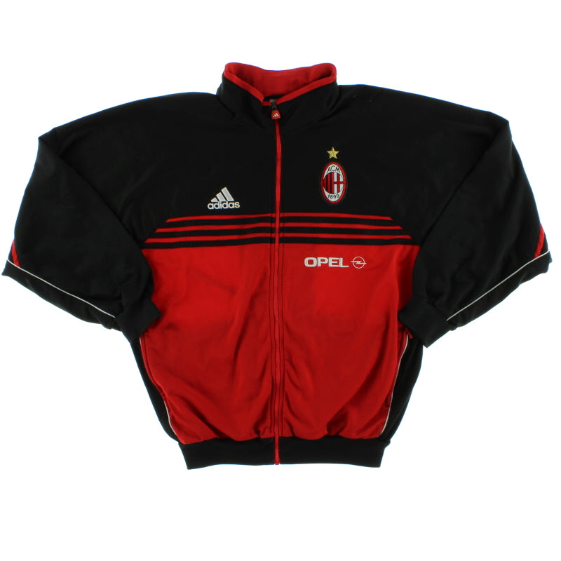 2000-02 AC Milan adidas Track Jacket L | Vintage Football Shirts