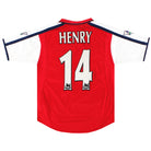 2000-02 Arsenal Nike Home Shirt Henry #14 XL.Boys Football Shirt