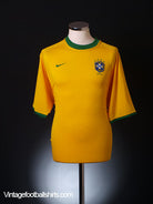 2000-02 Brazil Home Shirt L Football Shirt