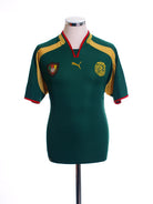 2000-02 Cameroon Home Shirt L Football Shirt