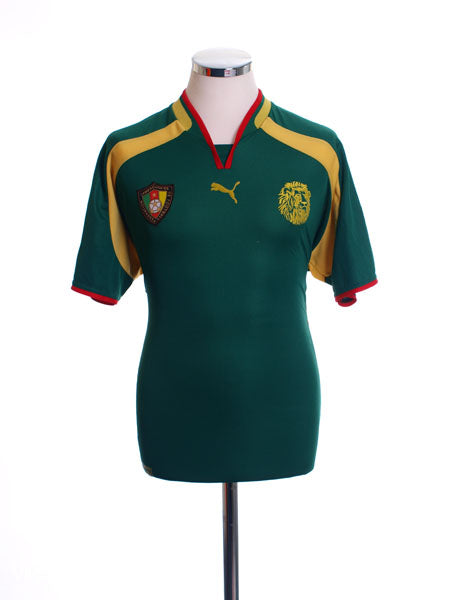 2000-02 Cameroon Home Shirt L Football Shirt