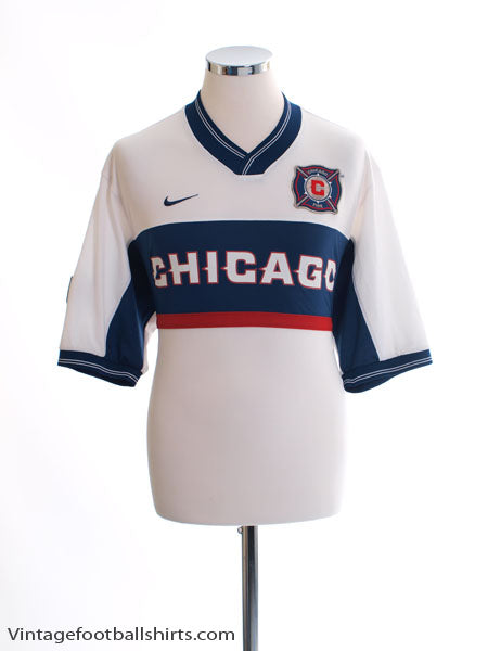 2000-02 Chicago Fire Away Shirt L Football Shirt