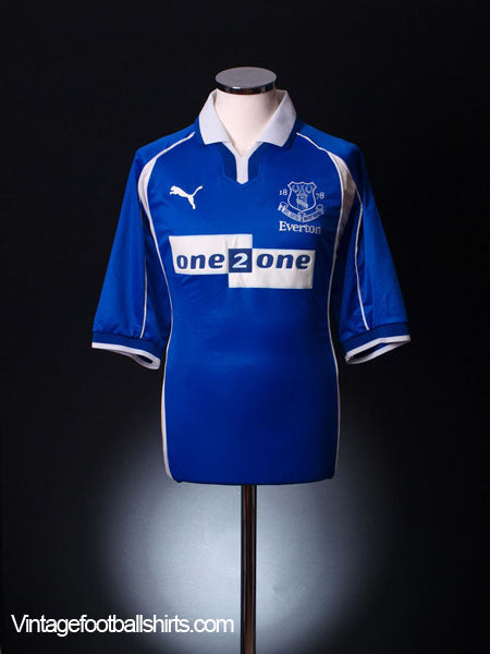 2000-02 Everton Home Shirt *BNWT* M Football Shirt