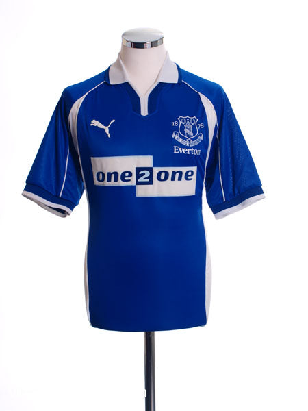 2000-02 Everton Home Shirt XL Football Shirt