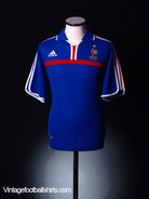 2000-02 France Home Shirt M Football Shirt