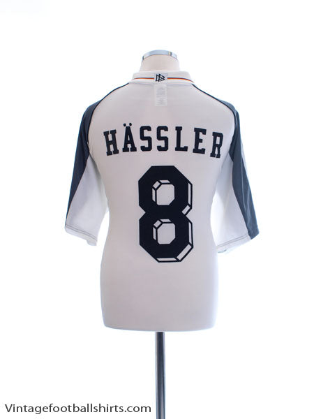 2000-02 Germany Home Shirt Hassler #8 XL Football Shirt