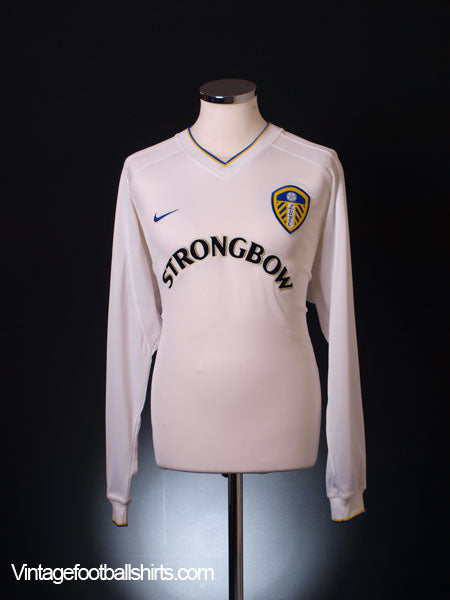 2000-02 Leeds Home Shirt *BNWT* L/S L Football Shirt