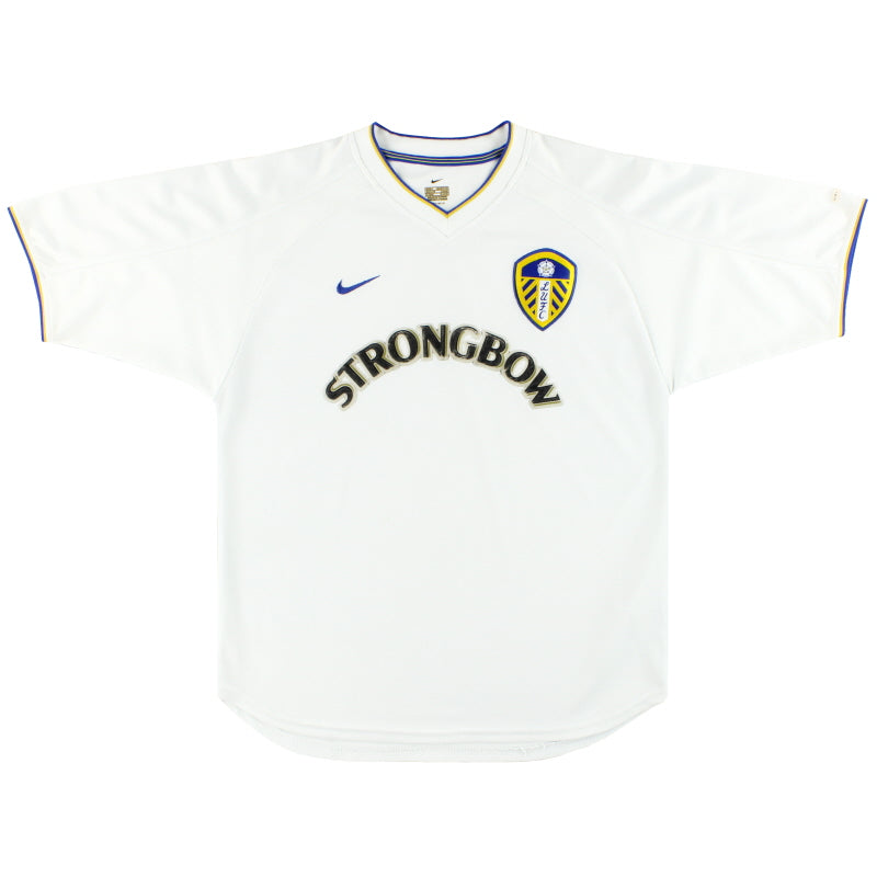 2000-02 Leeds Nike Home Shirt S Football Shirt
