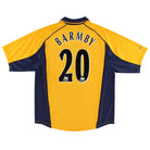 2000-02 Liverpool Away Shirt Barmby #20 L Football Shirt